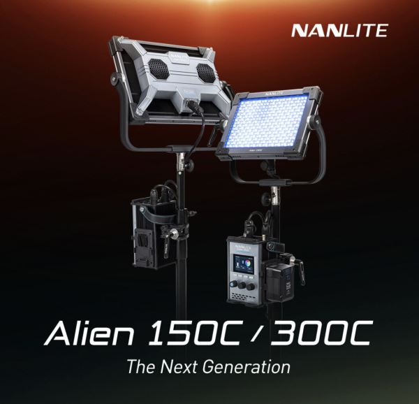 Анонсированы продвинутые светодиодные панели Nanlite Alien 150C и 300C